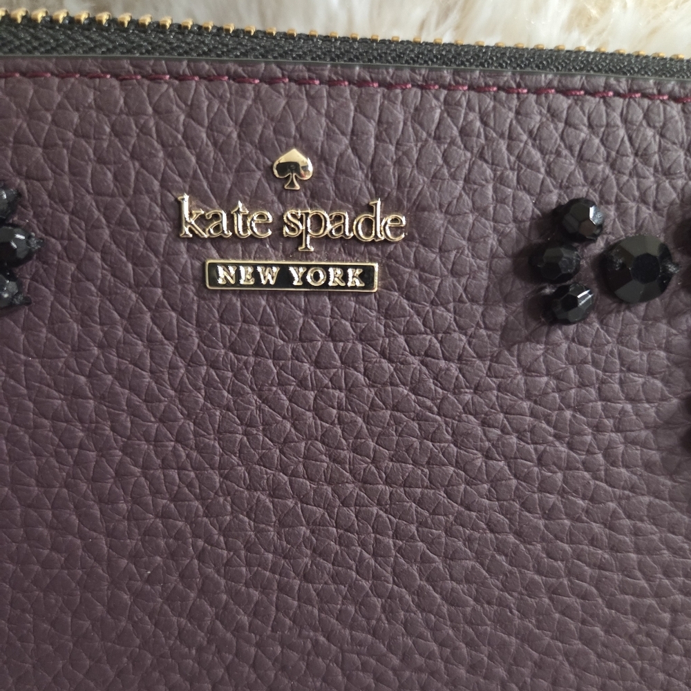 Kate Spade Neda Anderson Way Zip-Around Leather Wallet - Picture 13 of 15